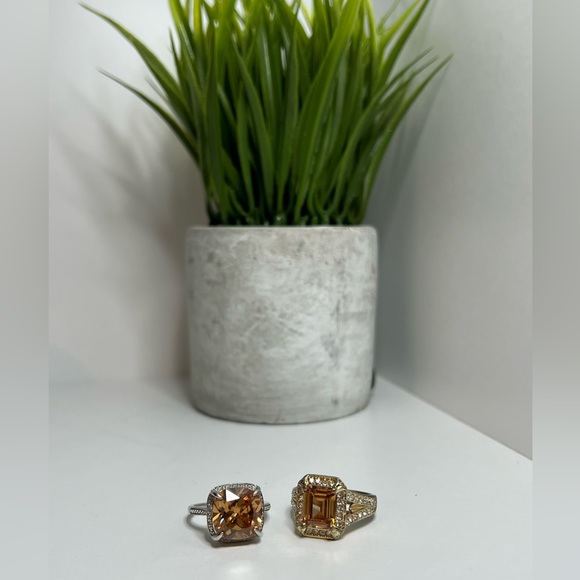 Yellow Jewel ring set - Picture 3 of 3